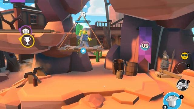 Let's play LEGO Brawls with a controller! Played a few games... смотреть онлайн