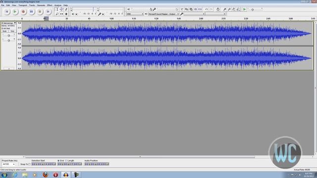 Audacity 2.0 - Fading in and out смотреть онлайн