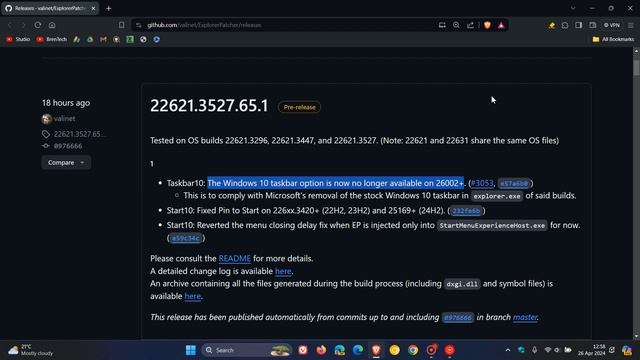 ExplorerPatcher Update Removes the Windows 10 Taskbar Option in Windows 11 24H2 смотреть онлайн