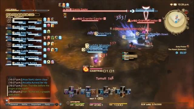 Final Fantasy XIV ARR: Titan Extreme PS3 Black Mage POV смотреть онлайн