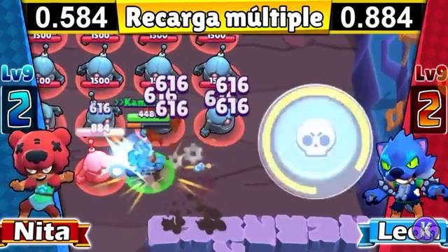 Leon vs Nita (brawl Stars смотреть онлайн