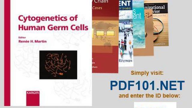 Cytogenetics of Human Germ Cells Cytogenetic and Genome Research смотреть онлайн