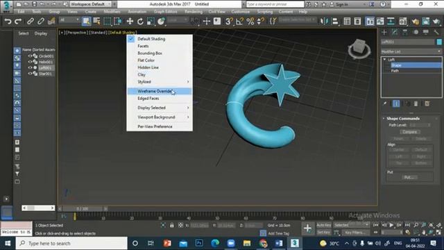 3ds max-08 loft, scatter, shape Boolean смотреть онлайн