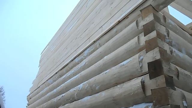 Заключительный этап установки сруба бани смотреть онлайн