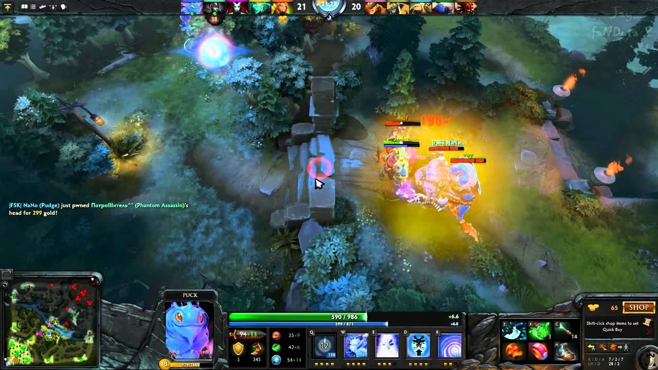 [*Dota 2*] Noob plays Puck and owns! [*Puck*] [*HD*] смотреть онлайн