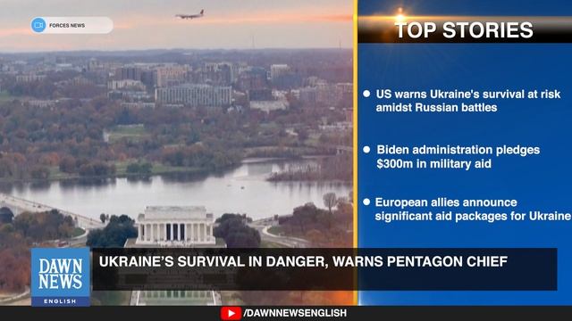 Top News: Ukraine’s Survival In Danger, Warns Pentagon Chief | Dawn News English смотреть онлайн