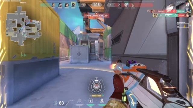 I played with the GeForce Experience Optimize Settings | VALORANT смотреть онлайн