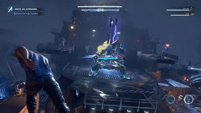 Marvel's Avengers - Chimera Helicarrier Fight Scene - Gameplay смотреть онлайн