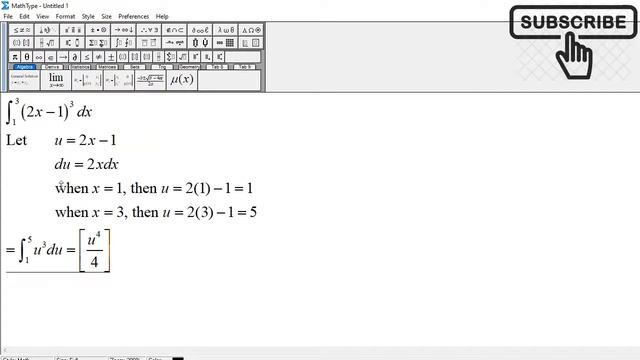 Integral of (2x - 1)^3 dx , x = 1 to 3 смотреть онлайн