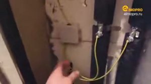 Разводка электропроводки по полу. Однокомнатная кв