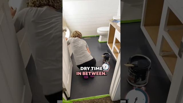 Vinyl Floor Painting DIY, Step by Step смотреть онлайн
