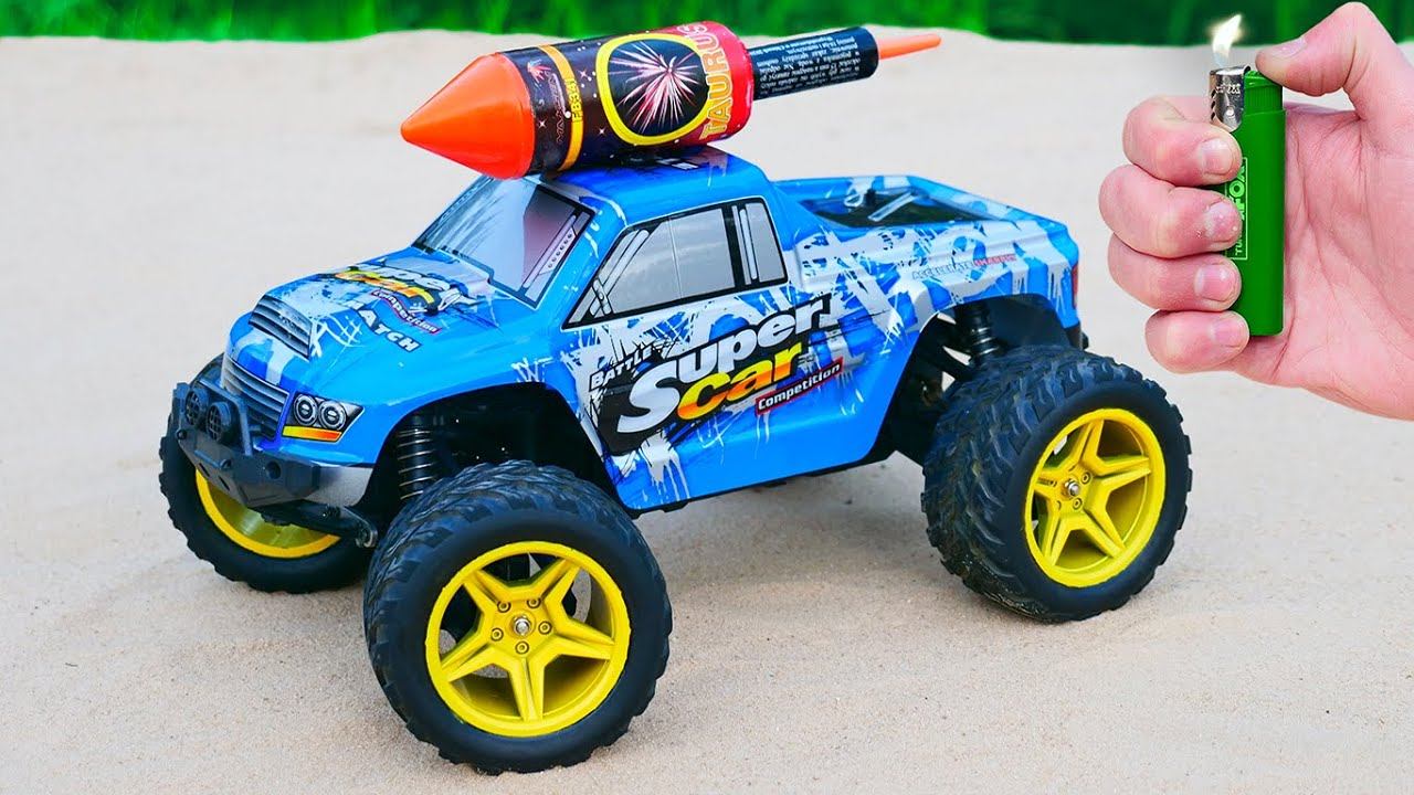 Experiment: RC Car Rocket Launch смотреть онлайн