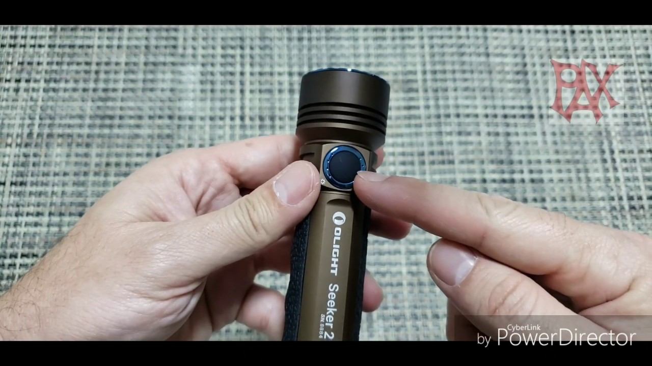 Lanterna Olight Seeker 2 Pro cor Desert Tan 32000 Lúmens смотреть онлайн