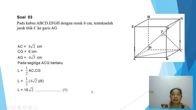 SOAL DAN PEMBAHASAN GEOMETRI RUANG TENTANG JARAK KELAS 12 WAJIB смотреть онлайн