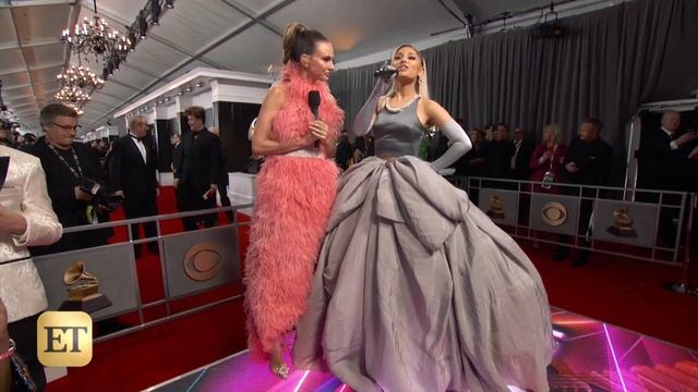 Watch Ariana Grande Accidentally Curse MULTIPLE TIMES During GRAMMYs Interview смотреть онлайн