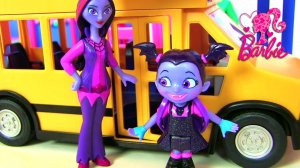 Кукла ЛОЛ идет в Школу с Девочкой - Вампиром. Мультики для девочек