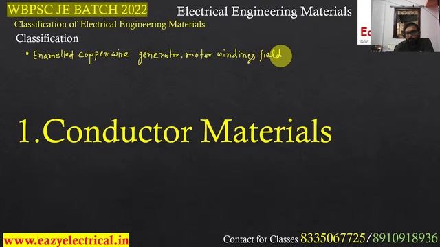 Conductor & Resistor Materials I Material Science Class-2 I WBPSC JE Recruitment 2022 смотреть онлайн