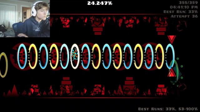 "Bloodbath" 36% (EXTREME DEMON) Kappa Alpaca смотреть онлайн