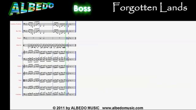 ALBEDO- Boss, Forgotten Lands (Scrolling Sheet Music Video) 3 of 18 смотреть онлайн