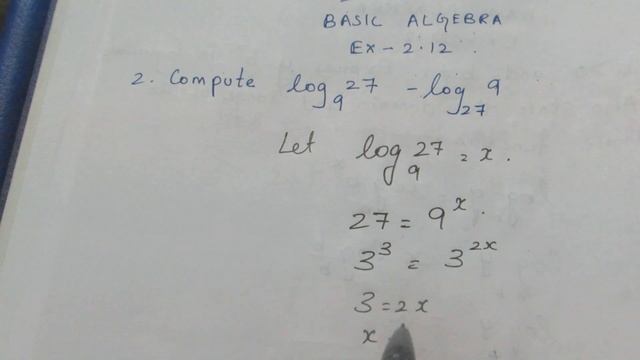 TN Class 11 Maths Basic Algebra Ex 2.12 Sum 2 смотреть онлайн