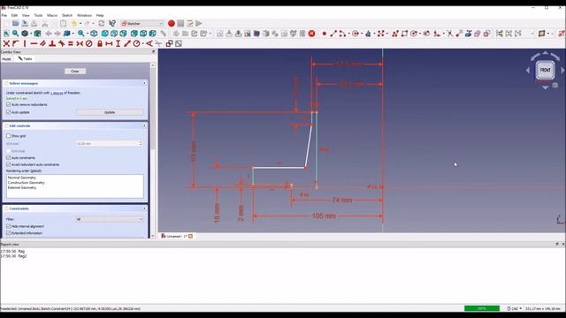 FreeCAD 0.19 Beginner Tutorial Part Design - Flange смотреть онлайн
