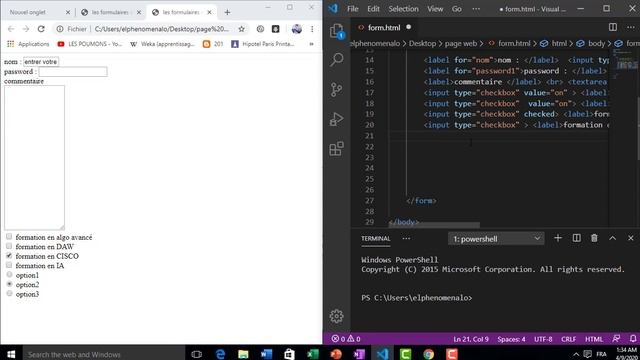 les formulaires en html (html form) смотреть онлайн