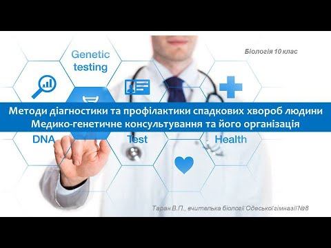 Методи діагностики та профілактики спадкових хвороб людини смотреть онлайн