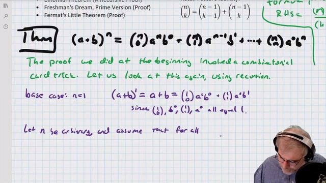 Discrete Math Fall 2020 10A Induction and Recursion III смотреть онлайн