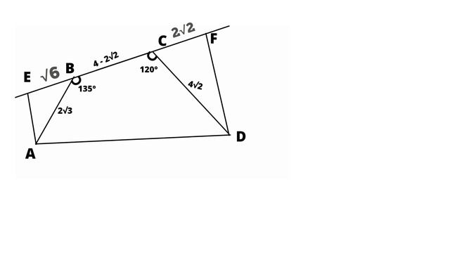 |Find the value of x² - 4x in the given quadrilateral ABCD| смотреть онлайн