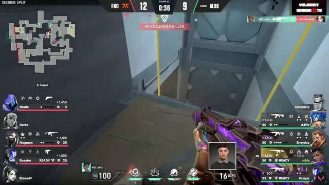 FNATIC VS M3 CHAMPIONS [GAME 3 FULLMATCH] VALORANT Champions Tour 2022 Stage 1 EMEA - PLAYOFFS смотреть онлайн