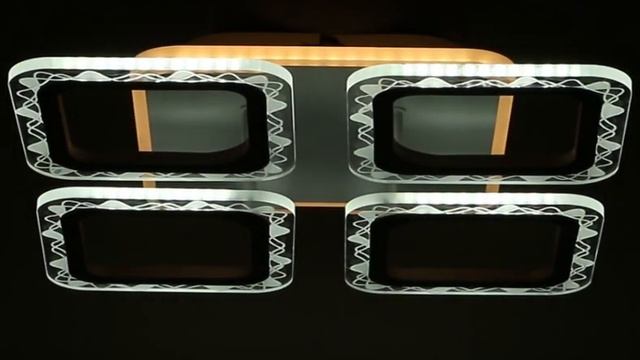 Люстра с ПДУ 10027/4WT LED 79Вт 3000-6000К диммер белый 41х41х7 см 5169312 смотреть онлайн