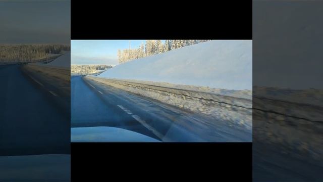 зимняя дорога. winter road. смотреть онлайн