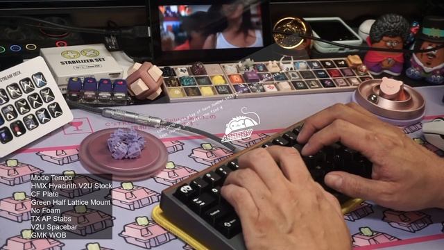 Mode Tempo with HMX Hyacinth V2U, CF Plate, No Foam Soundtest смотреть онлайн