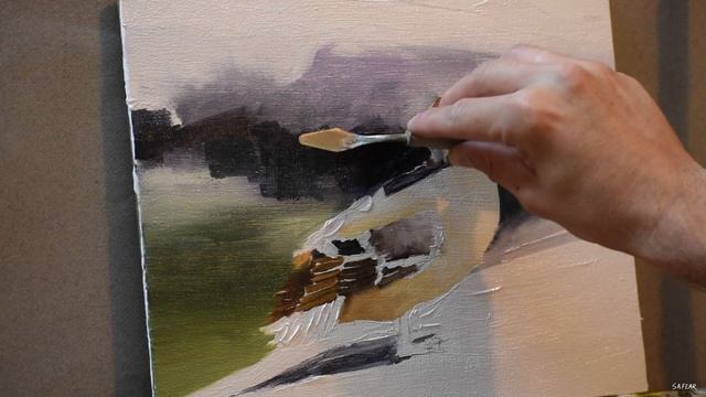 Alla Prima Oil Painting Timelapse смотреть онлайн