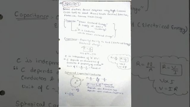 Chapter 2 Electrostatic Potential and Capacitance (NOTES) Class 12 Physics Session 2021-2022 смотреть онлайн