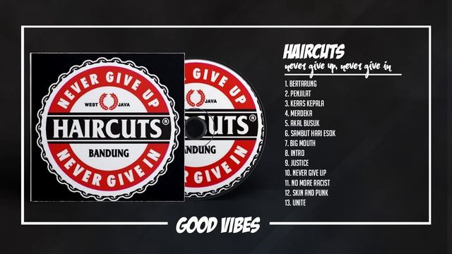 HAIRCUTS - Never Give Up,Never Give In (2004) [FULL ALBUM] смотреть онлайн