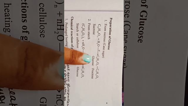 Preparation of Glucose💫 #carbs #biomolecule #chemistry #CHEM_shorts💫 #notes #like_share_subscribe❤️ смотреть онлайн