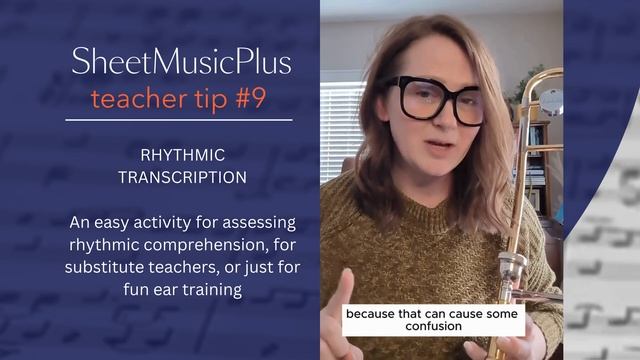 Sheet Music Plus Teacher Tips pt. 9 - Rhythmic Transcription смотреть онлайн