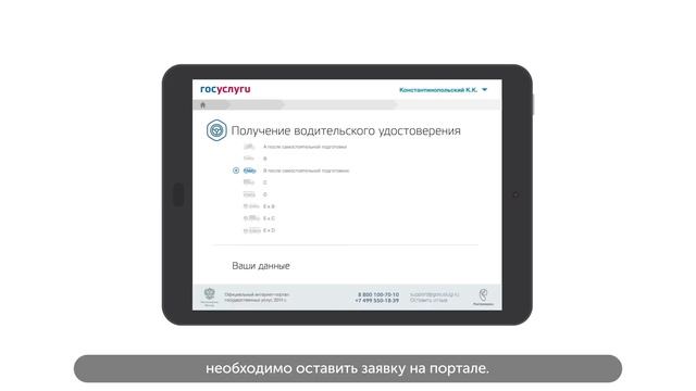 Электронные государственные услуги. Транспорт и вождение смотреть онлайн