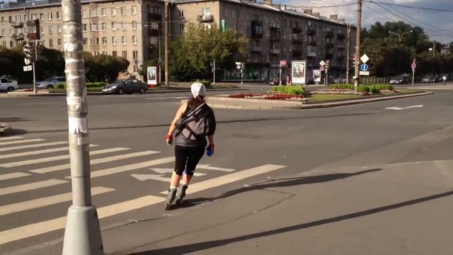 Роликовые путешествия - Ланское шоссе, пешеходный тротуар - 2 смотреть онлайн