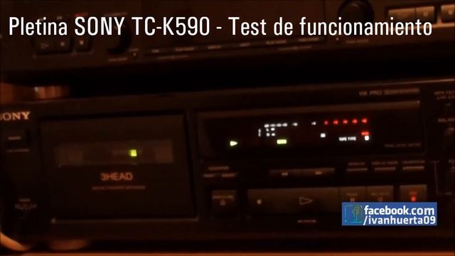 Test pletina cassette deck SONY TC-K590 en venta en EBAY y SEGUNDAMANO смотреть онлайн