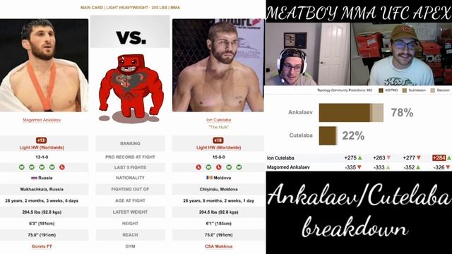 Magomed Ankalaev vs Ion Hulk Cutelaba UFC picks UFC 254 (REUPLOAD) смотреть онлайн