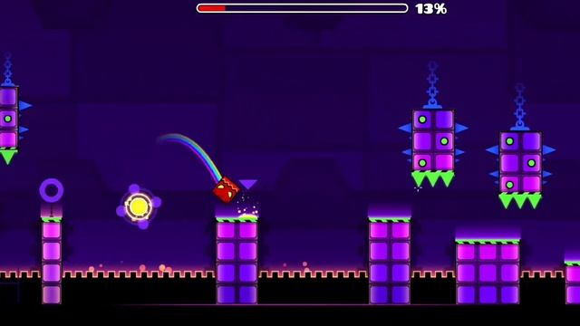 Я создал свой уровень в Geometry dash... смотреть онлайн
