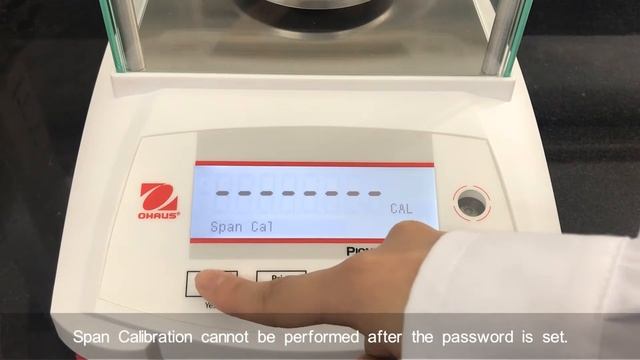 OHAUS Pioneer PXP Pharmacy Balance - How to: Password Setup (EN) смотреть онлайн