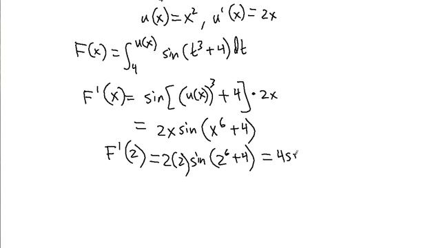 ∫ Second Fundamental Theorem of Calculus problem #4 ! ! ! ! ! смотреть онлайн