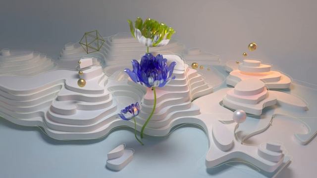 Flower bloom Cinema 4d test #cinema4d #octane render (experience in Cinema 4d 7 month from zero) смотреть онлайн