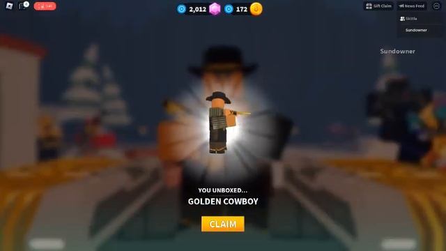 Roblox TDS : First Golden Crate смотреть онлайн