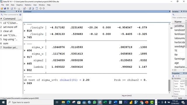 How to run Stochastic Frontier Production Function Analysis using STATA смотреть онлайн