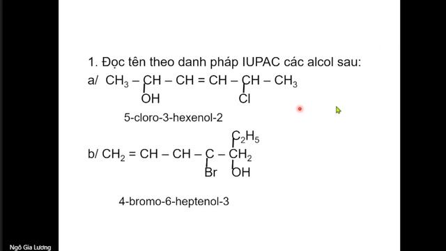 Y1 Hoá đại cương Alcol смотреть онлайн