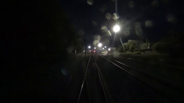 Задний вид от ЖД вокзала Калуга во тьму смотреть онлайн
